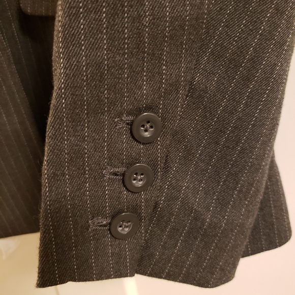 New with tags, Grey Pinstripe Blazer - Picture 5 of 6